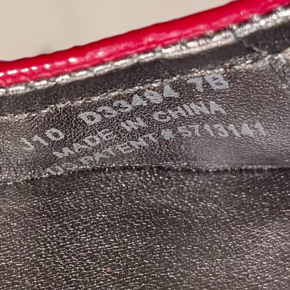 Cole Haan Nike Air Red Patent Leather Ballet Flats with Bow and Tassel Size 7B - Picture 6 of 15